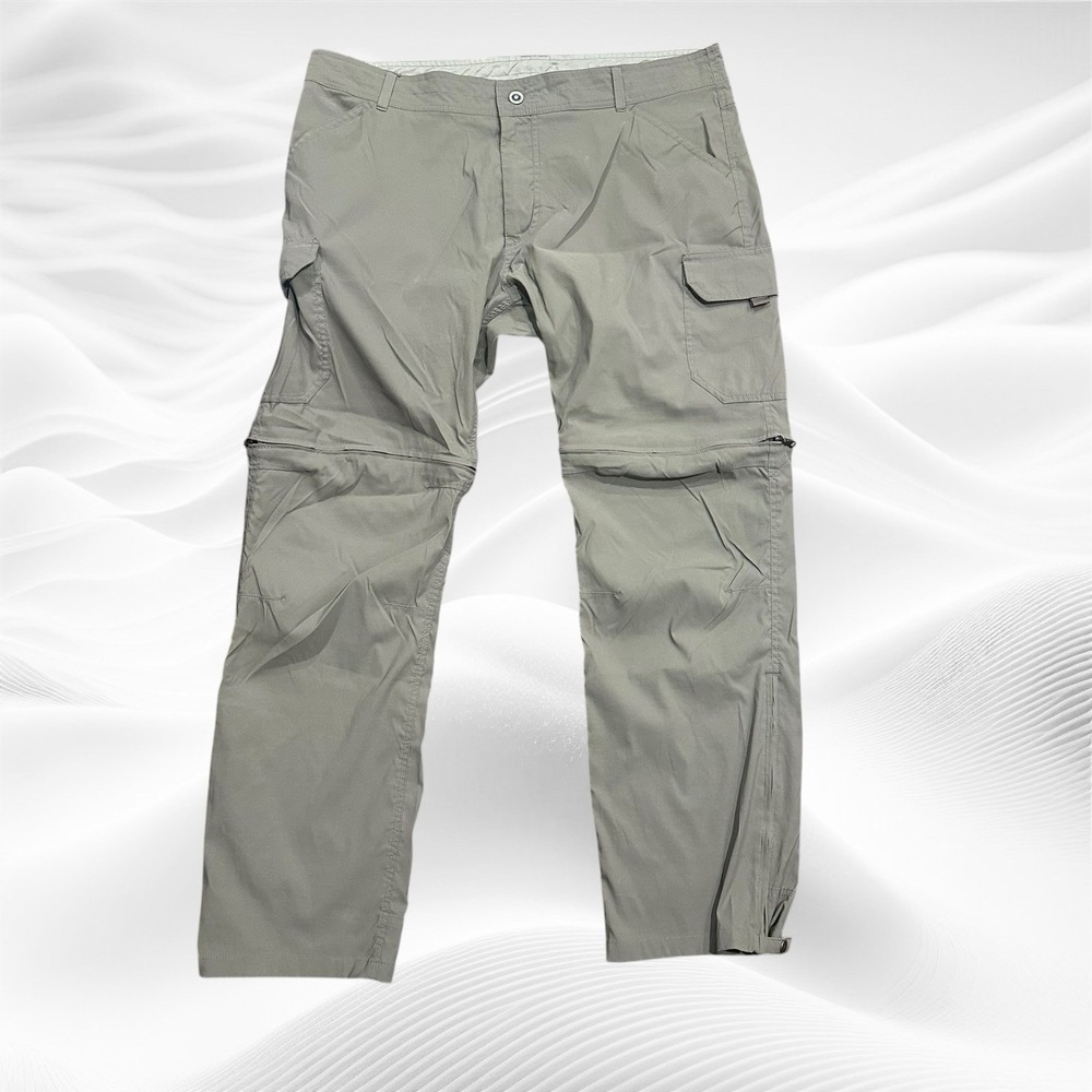 Kuhl RENEGADE™ CARGO CONVERTIBLE Stealth Burnt Olive Pants/Shorts size 40X32